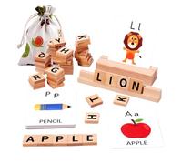 Carte Educative Alfabeto,Carte Educative per Imparare l'Alfabeto | Gioco Interattivo Portatile Divertente per Sviluppo Precoce dei Bambini Asilo Età Prescolare Casa e Scuola