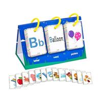 Carte Educative Alfabeto - Carte Riconoscimento Lettere | Giocattolo Portatile per Sviluppare le Abilità, per Bambini 3-8 Anni, per Casa, Viaggio e Scuola, Bambini in Età