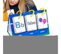 Carte educative 'alfabeto - Giochi educativi per l'asilo - Gioco educativo portatile Competenze Sviluppo Ragazze Ragazzi dai 3 4 5 6 7 8 anni in età prescolare viaggi scuola