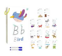Carte educative - Carte di vocabolario | Riconoscimento alfabetico, scrittura di parole e ortografia, gioco di carte vocabolario numeri/lettere per scuola materna e asilo