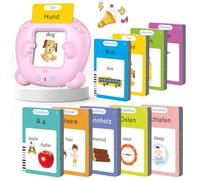 Carte educative parlanti per bambini, giocattolo educativo per bambini, 510 parole a partire da 2, 3, 4, 5, 6 anni, giochi educativi per l'autismo, apprendimento tedesco, per bambini in età prescolare