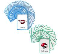 Carte educative: parti del corpo e insetti, 50 carte di parole inglesi per le prime lezioni di inglese, carte Montessori, adatte per lezioni di inglese a casa, esigenze terapeutiche