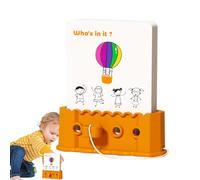 Carte educative per bambini piccoli, schede flash per bambini piccoli | Giochi di risoluzione dei problemi - Gioco da tavolo di illuminazione e educazione precoce, giocattoli con e corda per no