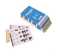 Carte educative per pianoforte, 120 pezzi, per lezioni di teoria