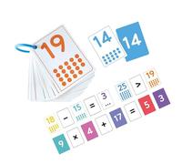 Carte Educative Riutilizzabili Per Bambini Immagini Colorate E Interattive Aritmetica Esercizi Interattivi Matematica Studio Aritmetica Carte di Apprendimento