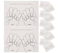Carte Espositive per Unghie False 15 Pezzi in Carta per Saloni | Supporto per Unghie, Mostra Colori e Lavori, Accessorio per Saloni, Foto e Collezionisti, 15 Pezzi