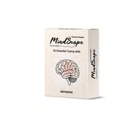Carte essenziali per le abilità di coping MindScape - Gestire ansia e rabbia, sviluppare resilienza emotiva, strumento di autocura per la crescita personale e la riflessione guidata MindSapeCarta tess