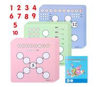 Carte Flash Addizioni Interattive Educative Colorate Portatili | Giochi Di Carte Flash Per L'Apprendimento Della Matematica Per Scuola asa Biblioteca Asilo Prescuola Tutoraggio