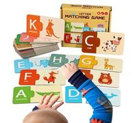Carte Flash Alfabeto,Giocattoli Educativi Apprendimento Autocorrettivo - Riconoscimento Colori Attività di Abbinamento da Tavolo - Per Bambini Ragazzi Ragazze Scuola Materna Aula Stanza Giochi Vacanza