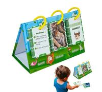 Carte Flash Animali Realistiche - Abbinamento Della Scheda Flash Animale | 69x Schede Flash Cognitive Animali | Giochi Educativi, Puzzle Di Apprendimento Precoce Divertimento Vocabolario Con Parole In
