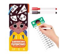 Carte Flash Aritmetiche | Giochi Matematici per lo Sviluppo Precoce,Flashcard di Matematica per Bambini con 2 Penne,Per l'Istruzione Domestica la Scuola Primaria e il Viaggio