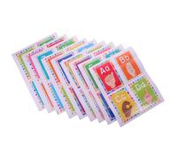 Carte Flash Autoadesive 36 Fogli per Linguaggio dei Segni | PVC, Indicazioni Vivaci per Scuola Dell'infanzia, Sostegno allo Sviluppo Linguistico, Uso in Classe