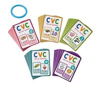 Carte Flash Card per l'apprendimento precoce - 70 alfabeti, set da lettura per bambini, carte di riconoscimento di parole, carte puzzle educative, strumento per imparare la scuola materna | Gioco di