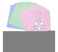 Carte Flash Di Matematica Educative Colorate Portatili Sicure