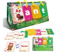 Carte Flash Libro di ortografia delle parole inglesi con anelli | Schede di apprendimento 3-8 Anni Ragazzi Ragazze Scuola materna Apprendimento Precoce