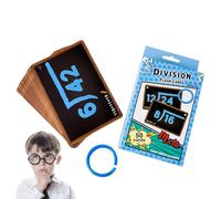 Carte flash matematiche - mazzo di apprendimento colorato, carte educative luminose, pratica aritmetica divertente | Set di 50 carte coinvolgenti per abilità matematiche precoci, apprendimento