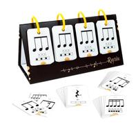 Carte Flash Musicali per il Pianoforte 72 Pezzi Giocattoli Educativi | Carte Flash Musica Pianoforte per Note Strumenti Teoria e Ritmo Pratica a Casa in dulti e
