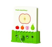 Carte Flash per,Carte educative prescolari | Giochi di allenamento di riflessione per,Chiave e corda incluse, Forniture per la scuola a casa con giochi di corrispondenza per l'educazione presco