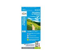 Carte IGN Gérardmer Le Hohneck 3618OT TU