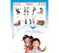 Carte illustrate educativi - Flashcard Lingua Francese - Action Words And Verbs Flashcards in French - Size 4.13 × 5.83 inch = DIN A6 (105 x 148 mm)