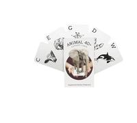 Carte in Realtà Aumentata Animal 4D+ di Octagon Studio: Impara Alfabeto, Lingue e Fauna Selvatica con 26 Flashcard Interattive, App Gratuita e Modalità Detective Animali