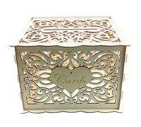 carte in scatola traforata con lettera