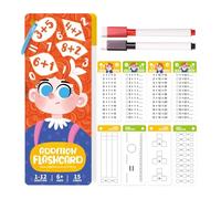 Carte Matematiche | Giochi per lo Sviluppo Matematico Precoce | Carte Flash Matematiche per con 2 Penne | per la Scuola a Casa, Scuola Primaria e Viaggi
