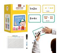 Carte Matematiche Per Bambini, Giochi Addizione Per Bambini Di Età Prescolare, Gioco Educativo Per La Casa Con Apprendimento Interattivo