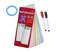 Carte Matematiche - Scheda Flash Per Bambini Di Moltiplicazione, Carte Di Pratica Matematica | Carte Di Apprendimento Di Matematica Aritmetica Per Bambini Piccoli, Set Di Carte Di Carte Di