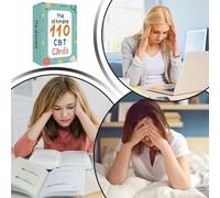 Carte Mindfulness per Adulti | 110 Carte con Tecniche di Gestione Emotiva - Gestione Emotiva per Adulti Adolescenti Studenti,Discussioni Familiari per e Adolescenti