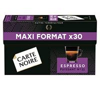 Carte Noire Caffè Espresso Potente N°11 Capsule Compatibili Nespresso, 30 Capsule