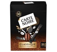 Carte Noire Classic - Bastoncini da caffè istantaneo, 25 bastoncini