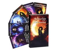 Carte Oracle dei Tarocchi,Spirituale Bilingue Portatile - Mazzo di Tarocchi Spirituali Carte di Guida | Per Esplorazione Emotiva Guida In Amore Ricerca Della Verità Scoperta Di Sé Adulti E Adolescenti