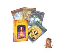 Carte Oracolo Maestri Ascesi,Ascended Masters Oracle Cards,with Bag,Card Game,Giochi di divinazione