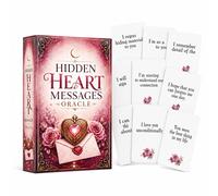 Carte Oracolo Messaggi del Cuore Nascosti Mazzo di Messaggi d'Amore Romantici per Insight sulla Relazione Sentimenti Segreti Verità Emotiva Connessione dell'Anima Guida alla Guarigione Autoriflessione