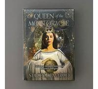 Carte oracolo "Regina della Luna", mazzo divinatorio in edizione inglese, gioco da tavolo tipo tarocchi, ottimo regalo per San Valentino o Natale Carta tessile