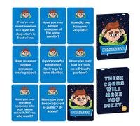 Carte Per Conversazioni In Famiglia - 50 Pezzi Di Carte Divertenti Per Conversazioni Profonde - Giochi da Tavolo Interattivi per Donne Uomini Amici Appuntamenti Coppie e Viaggi in Auto e Stradali