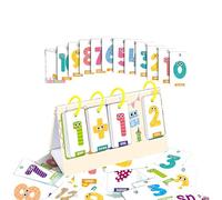 Carte per costruire parole, apprendimento naturale lettura flashcard Montessori Word Building Desktop Pocket Chart Tenda Flash Card Kit con 129 carte per leggere principianti (C, taglia unica)