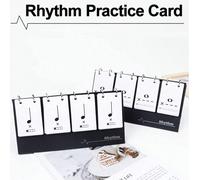 Carte per il ritmo, la lettura della musica e l'addestramento delle note, strumenti per l'insegnamento musicale per pianoforte, batteria e altri strumenti versione normale,Versione a tiro incrociatoCa