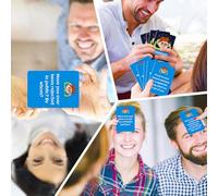 Carte per Iniziare Conversazioni - 50 Pezzi Giochi Di Carte Divertenti Per Gruppo Per La Serata - Mazzi Interattivi Per Viaggio Cena In Famiglia