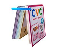 Carte per l ' apprendimento della fonetica Carte per la pratica ' inglese Giocattolo educativo Portatile per bambini CVC Parole Carta per l ' apprendimento della fonetica per bambini