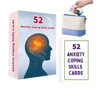 Carte Per La Calma,Set di 52 Fogli Portatile con Abilità di Gestione Doppia Faccia - Giocattoli Educativi Per Ufficio Casa Scuola Vita Sociale | Gestione Dello Stress E Mente Cervello