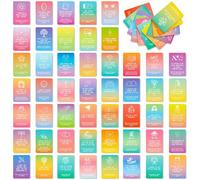 Carte Per La Mindfulness,50 Carte Di Supporto Emotivo - Strumento Antistress Con Messaggi Motivazionali Per Donne, Uomini, Amici, Adolescenti e Adulti