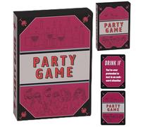Carte per la serata di gioco, gioco di festa - Carte divertenti inglesi in inglese per diversi giocatori 50X, giochi di viaggio in famiglia di viaggi all'interno per eventi di compleanno, campo