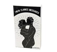 Carte per messaggi di doppia fiamma 10,3 * 6 cm Mazzo di anime gemelle per letture di amore psichico e relazioni Carte da 54 pezzi