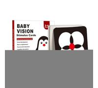 Carte per stimolare la visione nei bambini - Schede educative ad alto contrasto per bambini piccoli, attività a lungo termine per lo sviluppo visivo | Giocattoli per l'educazione precoce delle abilità