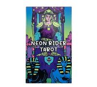 Carte per tarocchi Neon Rider, mazzo Orig, 78 pezzi, set di divinazione inglese, strumento di predizione mistica, per la lettura dei tarocchi, bambini, adulti, meditazione, raccolta