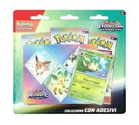 Carte Pokémon Evoluzioni Prismatiche Blister 3 Bustine Leafeon NUOVO SEALED ITA