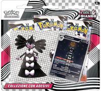 Carte Pokemon FUOCO BIANCO Blister Pack 3 Buste ITALIANO CON ADESIVI Originali