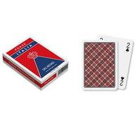 Dal Negro - Mazzo di Carte Poker Italia, in cartoncino duplex, 55 carte con Jolly, Retro Rosso, Made in Italy